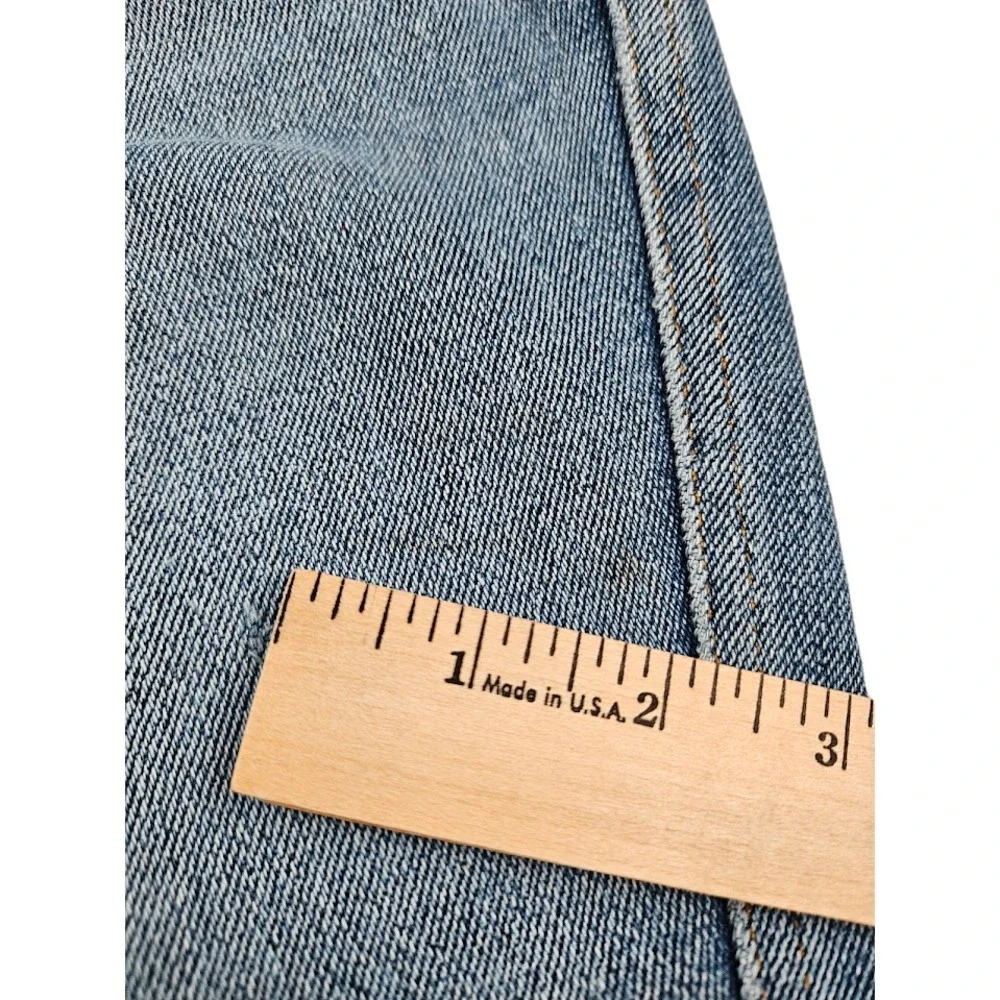 Vintage Levis Jeans Mens 40x30 Orange Tab Distressed USA Workwear Light Wash
